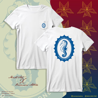 Sea horse pocket t