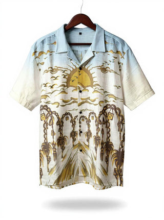 Rising Sun Landscape Shirt - Sunset