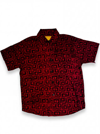 Sanur Shirt — Disco Jaffles (Red)