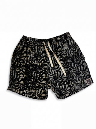 Bubble Shorts — Disco Wave (Black)