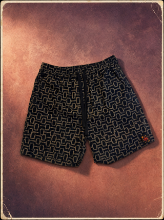 Pool Shorts — Disco Chain (Smoke)