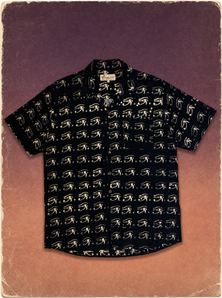 Kuta Shirt — Eye of Horus (Black) 1 of a kind