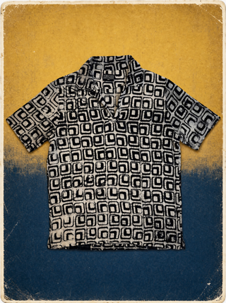 Riviera Shirt - Disco Jaffles Black White