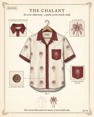 Chalant Shirt — Two-Tone (Red biege)