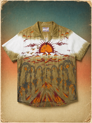 Baliwaiian Shirt — Sunshine (White)