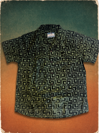 Kuta Shirt — Disco Jaffles (Green/Black)